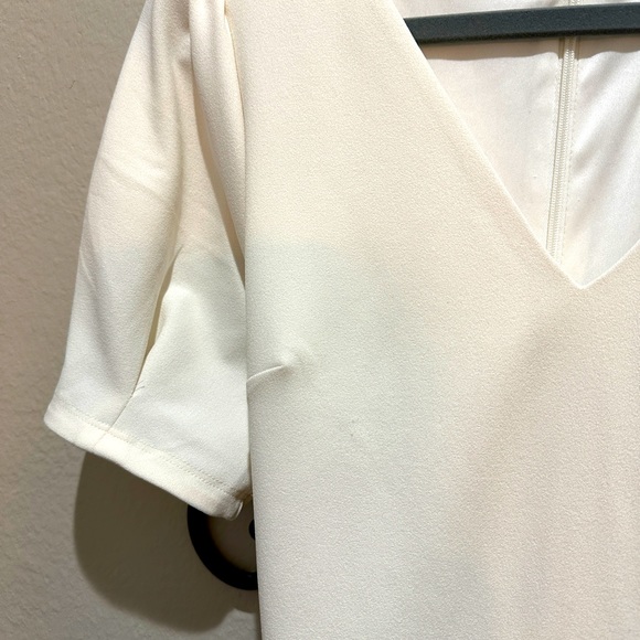 Express V-neck Tie Waist Sheath Dress - Picture 7 of 7